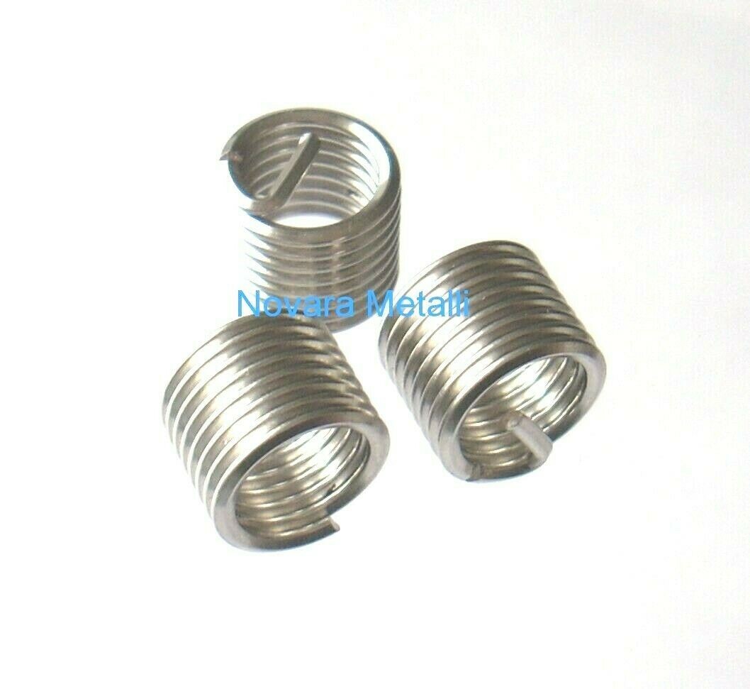 50 Inserti Elicoidali M6x6mm Acciaio Inox - Filetti Riportati Professionali