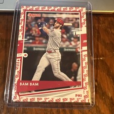 Bryce Harper 2020 Donruss One Hundred Bam Bam Variation #45 /100 Phillies