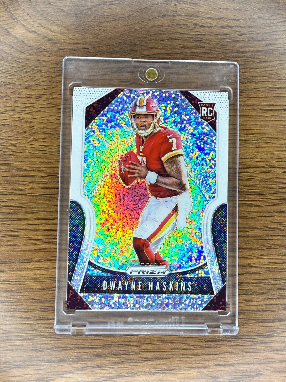 Dwayne Haskins 2019 Panini Prizm White Sparkle SSP Rookie Redskins