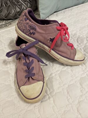 Girls Size 4 Converse All-Star Pink Shoes