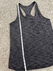 Lululemon Tank Womens Size 4 Heathered Space Gray Racerback Cotton Blend — photo 5