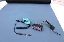 2 LAYER RUBBER ESD ANTI-STATIC GROUNDING MAT 2 MM KIT-30X96'' W/DUAL BENCH-GREY