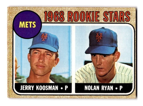 1968 Topps Baseball - 1968 Rookie Stars #177 Nolan Ryan Jerry Koosman (RC)