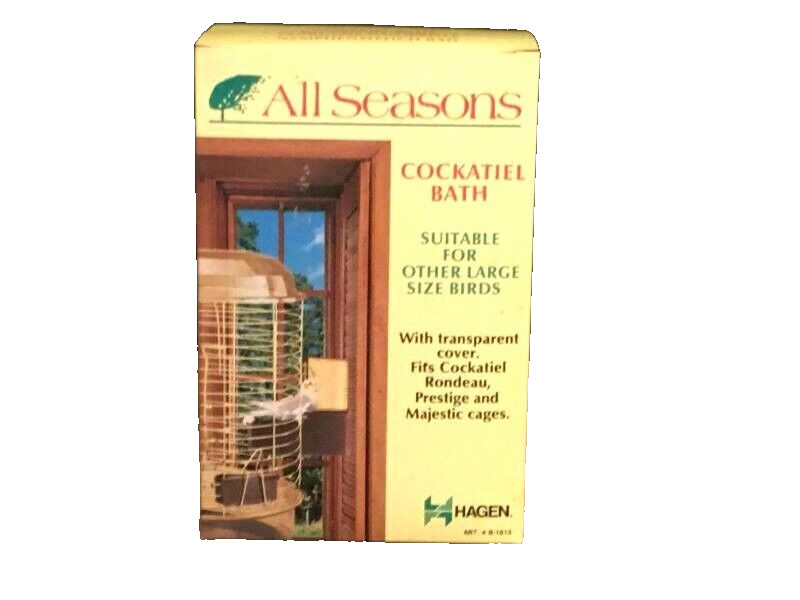 D Bird  Cockatiel Bath Clean Nib-free Shipping