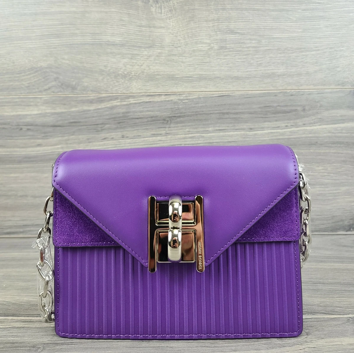 Henri bendel deals purple handbag