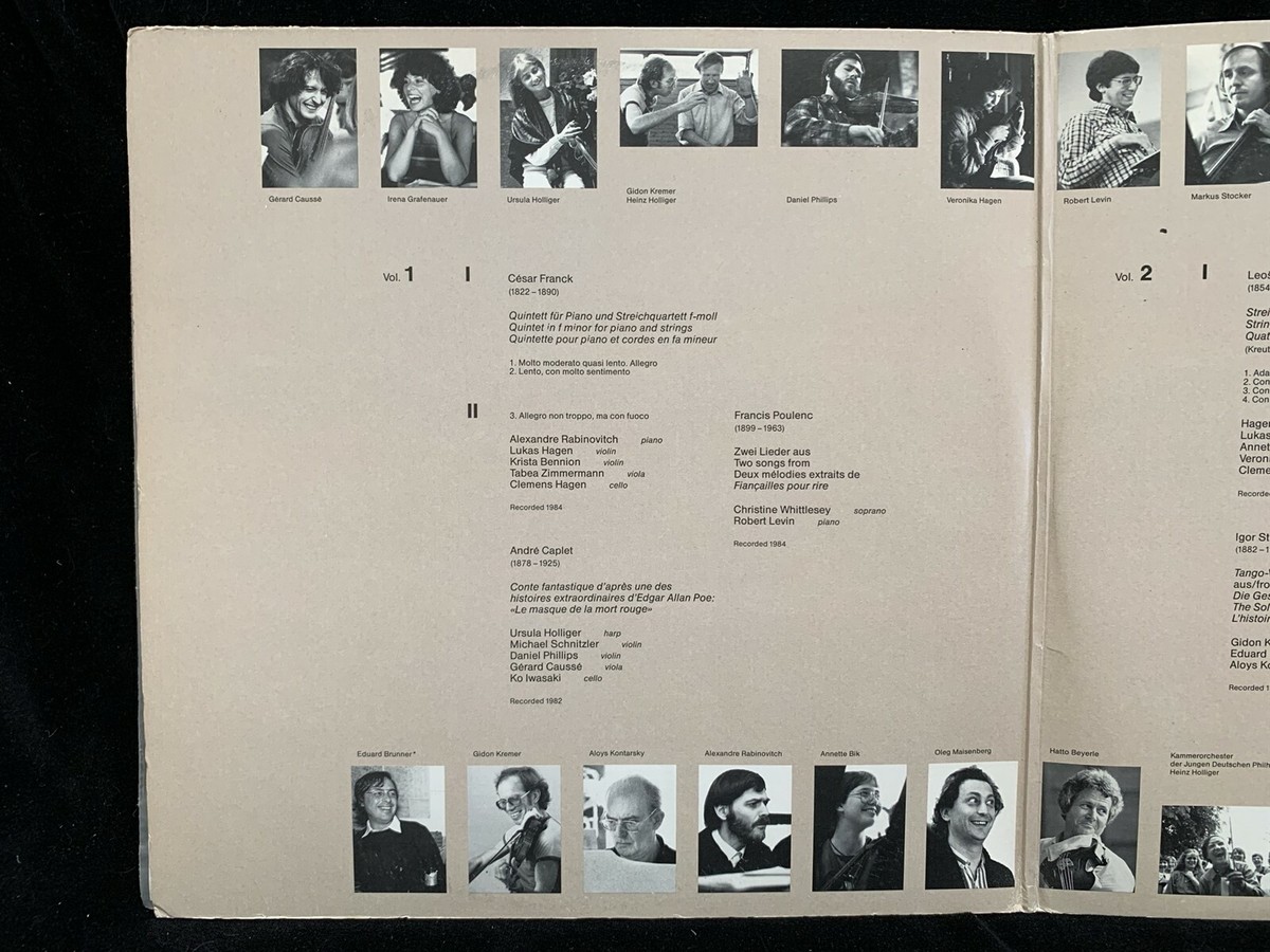 GIDON KREMER violin LOCKENHAUS Vols 1 & 2 Franck Caplet Janacek