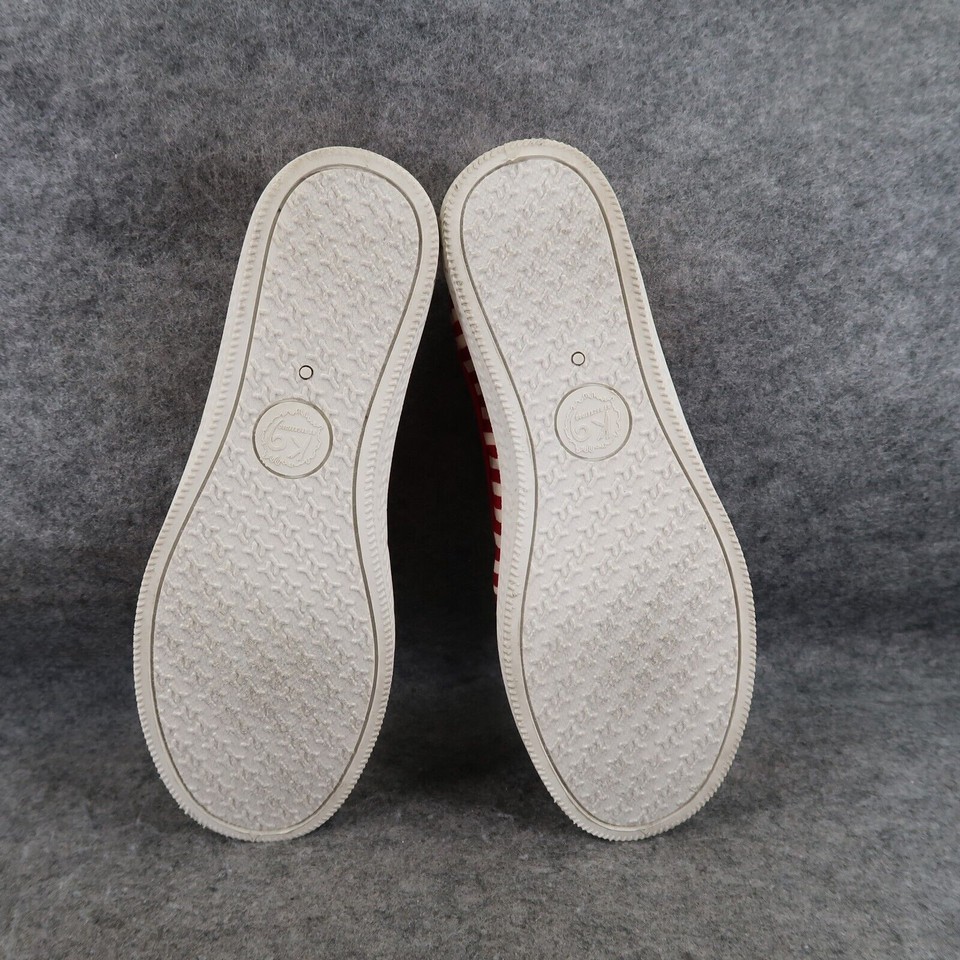 Rocket Dog Shoes Womens 8 Flat Slip On Fashion Comfort Striped Red