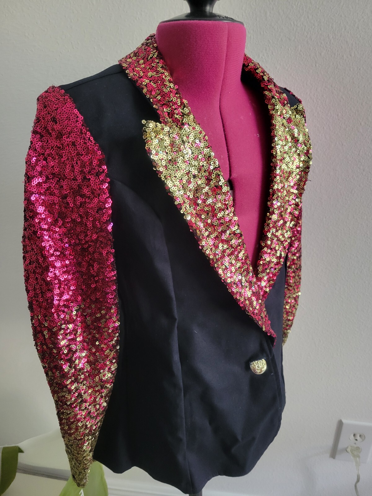 Weissman Sequin Blazer Jacket Child Medium - image 3