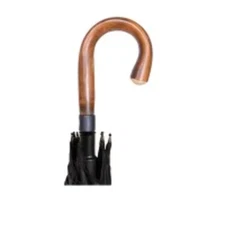 Security Umbrella men "City-Safe" round hook handle/tactical umbrella