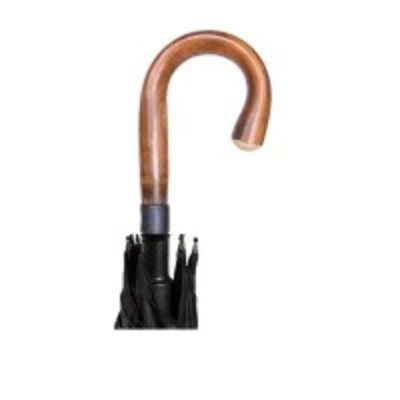 Heavy Duty Security Umbrella tactical Self Defense wooden round handle