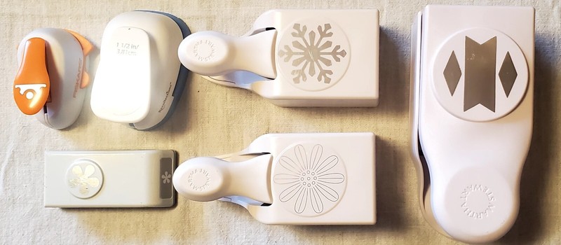 6 Assorted Paper Punches, MARTHA STEWART & FISKERS: Scrapbooking Paper Crafting
