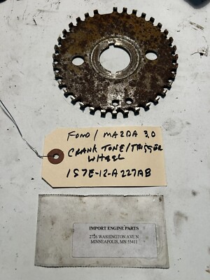 CRANK TONE/TRIGGER WHEEL USED FITS MAZDA TRIBUTE 2967c DHC 00-06 1S7E-12-A227AB