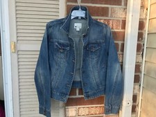 Denim Jacket Stylus 100% Cotton Blue Size M