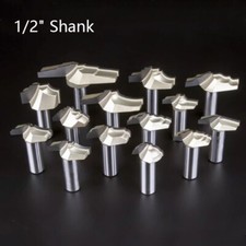 Fusto 1/2" 3D Fusto Armadio Falegnameria Porta Telaio Fresa CNC Intaglio Router Punte