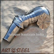 Full Arm Set Armor Medieval Knight Gothic 18 Gauge LARP Reenactment Costume