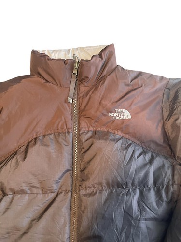 The North Face Girl's Brown Goose Down 600 Puffer Jacket Coat Size XL Women’s S - Picture 10 of 15