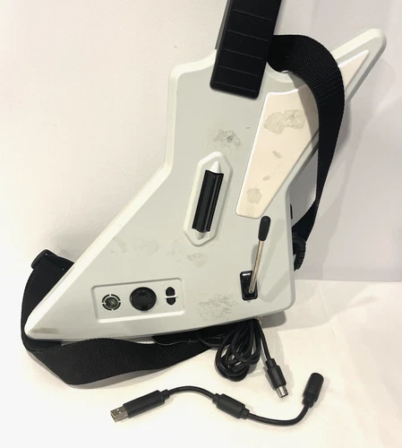 GUITAR HERO X-PLORER WIRED CONTROLLER FOR MICROSOFT XBOX 360 W/ BREAKAWAY CABLE - Picture 2 of 10