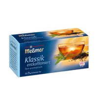 MeßMer Klassik Schwarztee Entkoffeiniert Fein Aromatisch 43G