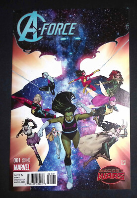A-Force #1 Marvel Comics 1:25 Variant 1st team appearance of A-Force NM