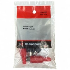 Radio Shack Solder-Type RCA Phono Jacks (Pkg....