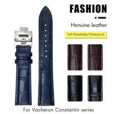 19 20 21 22mm Leather Watch Band Strap For Vacheron VC Constantin Bracelet