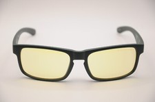 GUNNAR ENIGMA RECTANGULAR BLUE LIGHT BLOCKING GLASSES BLACK/YELLOW 54-18-135 NEW