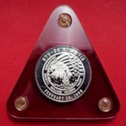 STS-36 ATLANTIS SECRET MISSION - Pure .999 Silver Art Round & COA - GALAXY MINT