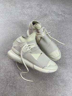 Adidas Y-3 Yohji Yamamoto Qasa White High Top Sneakers US 11 Duties Paid USA