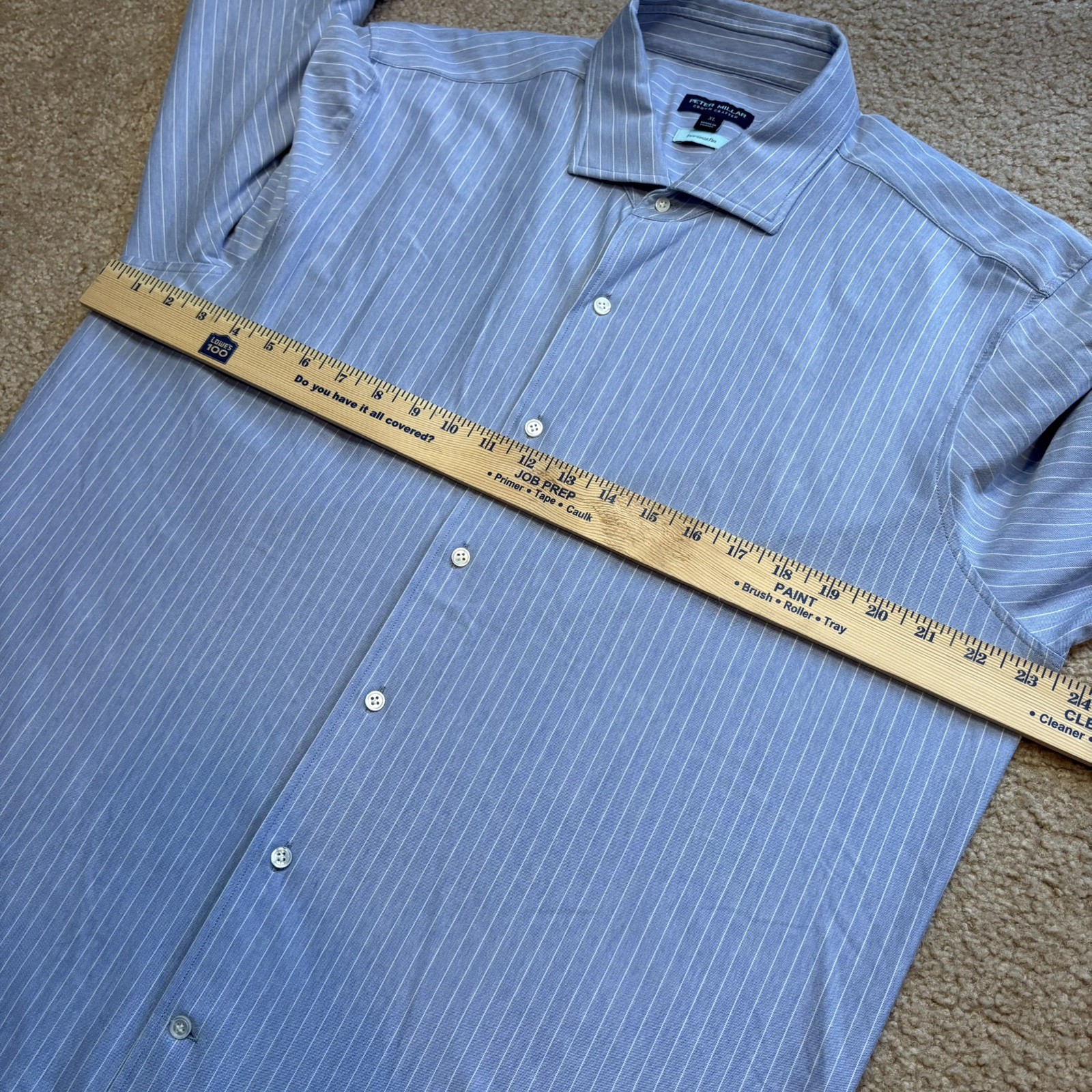 Peter Millar Excursionist Flex Button Up Shirt Me… - image 4