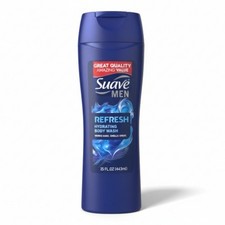 Suave Men Refresh Hydrating Body Wash 15 oz New