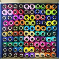 Polyester Sewing Thread Assorted100 spools 50 Colours x 2 300 Meters Each