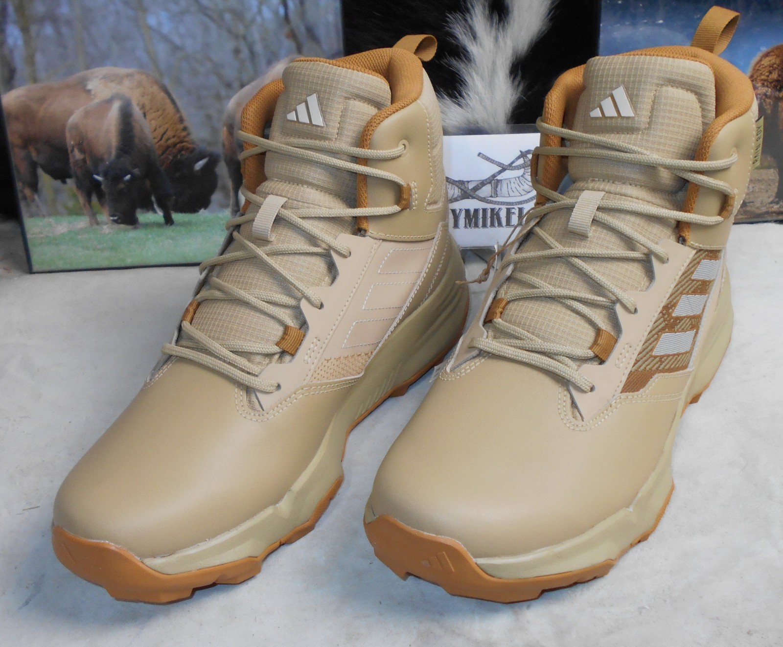 Adidas Terrex Unity Leather mid R. RDY hiking boots 11M IF49