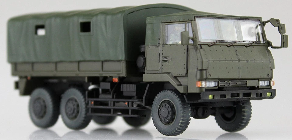 Kit Montaggio JGSDF 3 1/2t TRUCK ARMOUR 6 soldati Scala 1/72 AOSHIMA - Immagine 2 di 4