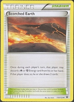 Scorched Earth 110/124 Fates Collide Regular - Pokémon Card