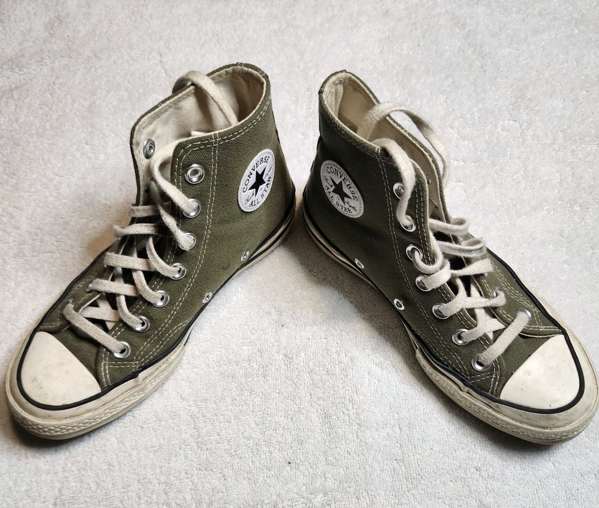 Converse Chuck Taylor All Star High Top Olive Canvas Lace Up
