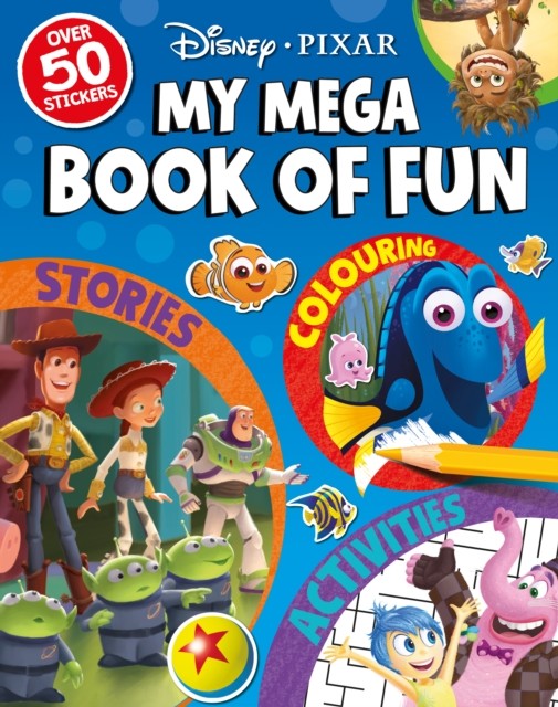 Disney Pixar: My Mega Book of Fun HARDBACK 9781788108416