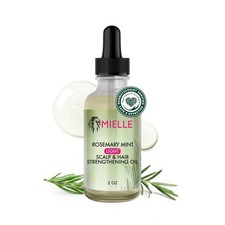 Hair Oil 2 Fl Oz Rosemary Mint Biotin Split Ends Treatment Mielle Organic Light
