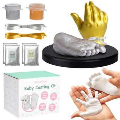 Baby Casting Kit Hands and Feet, Newborn Keepsake Foot Hand Mold Kit, Plaster...