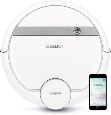 ECOVACS DEEBOT 907 Robot Vacuum WiFi Smart Mapping Pet Hair w/ Factory Renewed