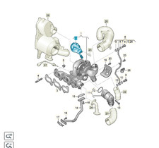 Original Unterdruckdose Turbolader Skoda Fabia VW Polo 04B198716A Neu