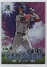 2023 Bowman Mega Box Pink Mojo Refractor 63/199 Robert Hassell III #SOS-13 03ou
