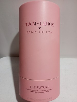 TAN LUXE  Paris Hilton Airbrush 360 Self-Tan Mist & Mitt Set *NEW & SEALED* 