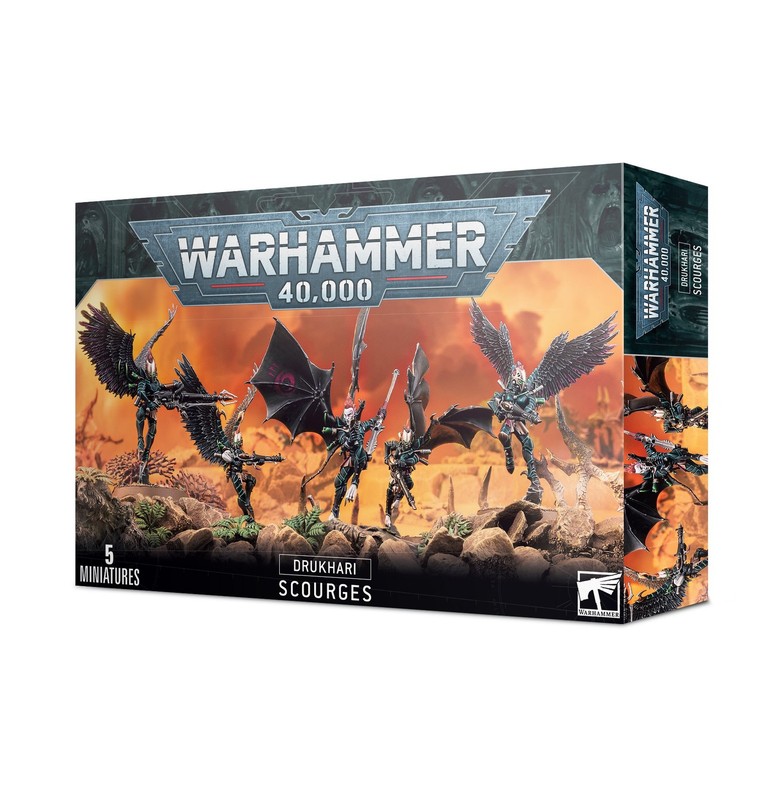 Games Workshop Warhammer 40k Drukhari Scourges NIB