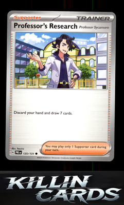 Professor's Research [Professor Sycamore] 125/131 Pokemon Common SV: Prismatic E