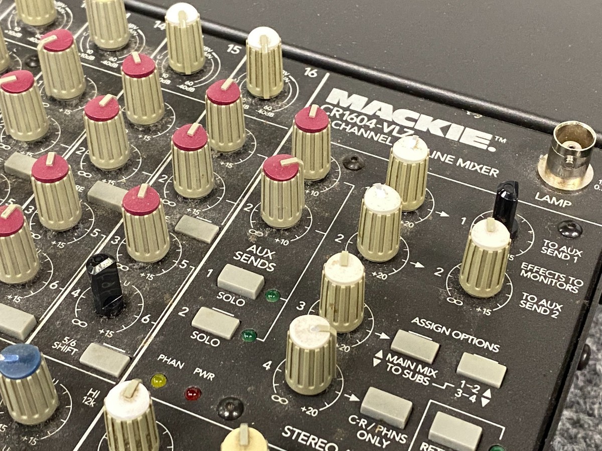 Mackie CR1604-VLZ 16-Channel Mic/Line Mixer w/ Power Cord (As Is