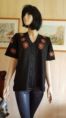 Damen Pullover,Jacke,Kurzarm,Strickpullover,von Francesca by Sottini .Gr.36.