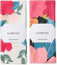 Kitchen Tea Towels - Quick Dry Microfiber Dish Towels for Kitchen Roses for You,