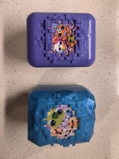 Bitzee Interactive Digital Pet Toy Lot of 2 Blue Purple Tested Working