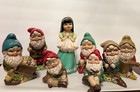 Vintage Set Snow White & Seven Dwarfs Gnomes