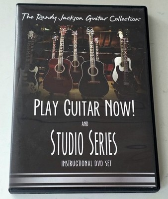 Randy Jackson Guitar Collection 2 DVD set Play Guitar Now and Studio Series DVDs